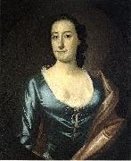 Jeremiah Theus Portrait of Elizabeth Prioleau Roupell oil painting